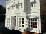 Large O-Scale Victorian Main Street Jewelry Shop Facade Miniature Built 1:48