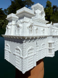 Miniature World Victorian Main Street Station Model for Model Railroads and Displays