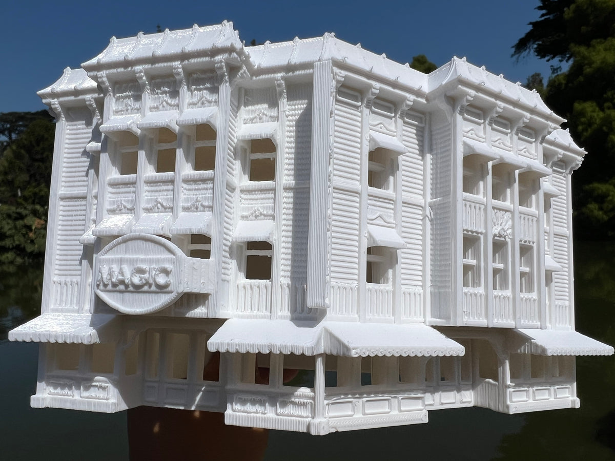 Miniature HOScale Victorian Main Street Magic Wurlitzer Shop 187