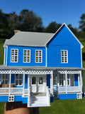Miniature Lorelai House plus Garage Victorian Mansion Stars Hollow Built Assembled