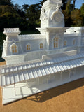 Miniature World Victorian Main Street Station Model for Model Railroads and Displays