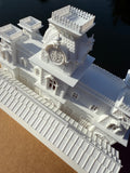 Miniature World Victorian Main Street Station Model for Model Railroads and Displays