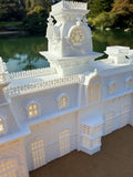 Miniature World Victorian Main Street Station Model for Model Railroads and Displays