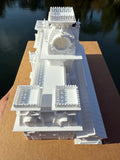 Miniature World Victorian Main Street Station Model for Model Railroads and Displays