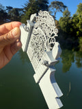 Miniature Nevermore Academy Gate Addams Victorian Dollhouse Decorative Accessory