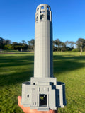 Miniature Gray HO-Scale Coit Tower San Francisco Landmark 1:87