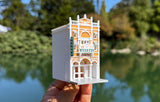 Miniature Victorian World Main Street Arcade Building Assembled by Gold Rush Bay