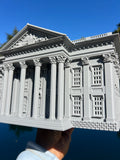Miniature First Bank of the United States Hamilton HO-Scale 1:87 Built Model Gray
