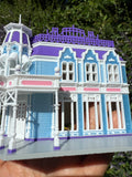 Miniature Victorian World Main Street Emporium 3-Shop Assembled by Gold Rush Bay