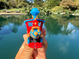 Miniature Casey Circus Locomotive Theme Park Ride Built with Seating Model