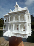 Miniature HO-Scale Miniature “Mayfair Mansion” New Orleans Witch House (1:87 Scale) ASSEMBLED