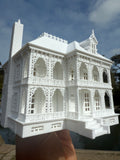 Miniature HO-Scale Miniature “Mayfair Mansion” New Orleans Witch House (1:87 Scale) ASSEMBLED