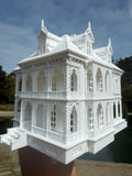 Miniature HO-Scale Miniature “Mayfair Mansion” New Orleans Witch House (1:87 Scale) ASSEMBLED