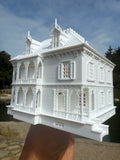 Miniature HO-Scale Miniature “Mayfair Mansion” New Orleans Witch House (1:87 Scale) ASSEMBLED