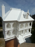 Miniature HO-Scale Miniature “Mayfair Mansion” New Orleans Witch House (1:87 Scale) ASSEMBLED