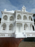 Miniature HO-Scale Miniature “Mayfair Mansion” New Orleans Witch House (1:87 Scale) ASSEMBLED