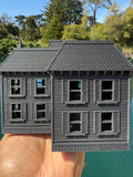 Opening Miniature #38 Gray Galaxy Black HO-Scale Neibolt House IT Victorian Mansion Built Assembled with Hinge