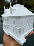 Opening Miniature HO-Scale Miniature “Mayfair Mansion” New Orleans Witch House (1:87 Scale) ASSEMBLED with Hinge