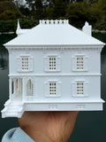 Opening Miniature HO-Scale Miniature “Mayfair Mansion” New Orleans Witch House (1:87 Scale) ASSEMBLED with Hinge