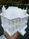 Opening Miniature HO-Scale Miniature “Mayfair Mansion” New Orleans Witch House (1:87 Scale) ASSEMBLED with Hinge