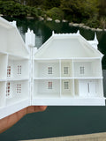 Opening Miniature HO-Scale Miniature “Mayfair Mansion” New Orleans Witch House (1:87 Scale) ASSEMBLED with Hinge