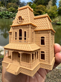 Small Psycho N-scale 1/160 Miniature Victorian Collection #40 - Brown Bates Motel House 1:160 Shell