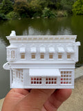 Gold Rush Bay N-Scale Main Street Clock Shop Building Victorian Built 1:160