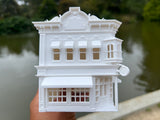 Gold Rush Bay HO-Scale Main Street Clock Shop Building Victorian Built 1:87