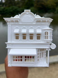 Gold Rush Bay HO-Scale Main Street Clock Shop Building Victorian Built 1:87