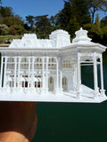 Miniature N-Scale Victorian World Main Street Emporium Shop Assembled White 1:160 by Gold Rush Bay
