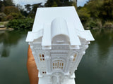 Miniature N-Scale Victorian World Main Street Confectionery 2 Shop Assembled White 1:160 by Gold Rush Bay