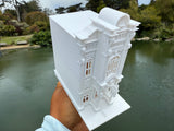 Miniature N-Scale Victorian World Main Street Confectionery 2 Shop Assembled White 1:160 by Gold Rush Bay