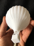 Miniature N-Scale HOT AIR BALLOON for Train Model Built Assembled White 1:160