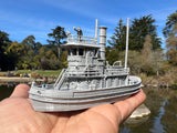 N-Scale Ship “Victoria” Miniature Railroad Tugboat Assembled Built
