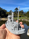 N-Scale Ship “Victoria” Miniature Railroad Tugboat Assembled Built