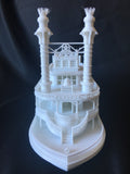 Extra Large (28 mm Scale) “The Riverbelle” - Miniature Old West Steamboat Paddlewheeler Riverboat