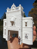 Gold Rush Bay HO-Scale Main Street Firehouse Facade Victorian Built 1:87