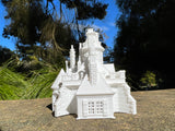 Small N-Scale Tudor Hall White 1:160 Miniature Model by Gold Rush Bay