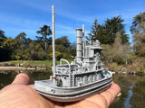 N-Scale Ship “Victoria” Miniature Railroad Tugboat Assembled Built