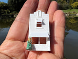Gold Rush Bay N-Scale Main Street Tea Shop Victorian Built 1:160