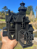 Miniature Practical Magic Victorian Witch Dollhouse Accessory with Optional Hinge Feature