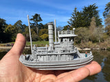 N-Scale Ship “Victoria” Miniature Railroad Tugboat Assembled Built