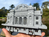 Miniature Union Train Station Classical Clock for Train Model Scenery and Dioramas