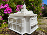 Miniature HO-Scale Port Royal Estate of New Orleans Assembled w/ Interiors by Gold Rush Bay 1:87
