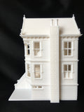 Miniature San Francisco Painted Lady #1 Victorian White House HO Scale Assembled INCLUDING INTERIORS!