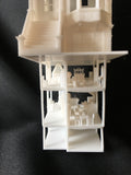 Miniature San Francisco Painted Lady #1 Victorian White House HO Scale Assembled INCLUDING INTERIORS!