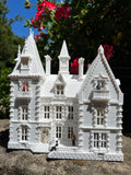 Gold Rush Bay Miniature "Crystal Manor" French Mansion 1:87 (HO Scale) House Assembled & Built