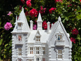 Gold Rush Bay Miniature "Crystal Manor" French Mansion 1:87 (HO Scale) House Assembled & Built