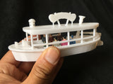 O-Scale Jungle Tour Boat Miniature Passenger Excursion Cruise Assembled & Built with Interior Seating