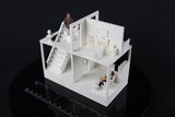LARGE Carl's Victorian House O-Scale 1:48 Shell Including Interiors White by Gold Rush Bay 9 inches tall